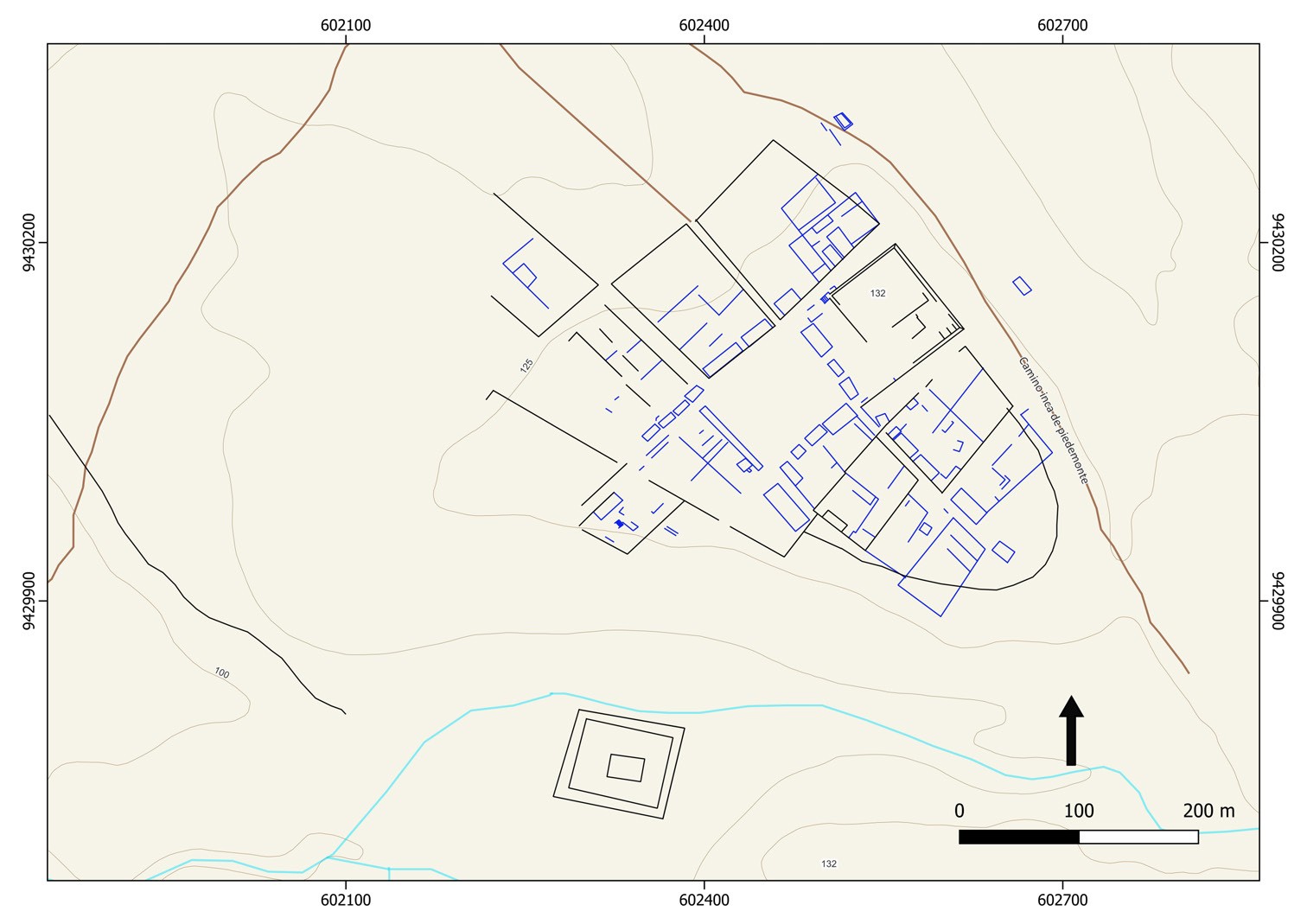 Interpretación planimétrica de la ciudad colonial